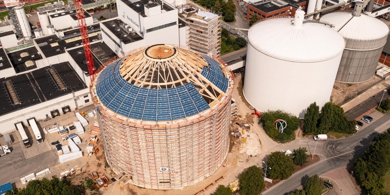 Nordzucker feiert Richtfest des neuen Zuckersilos im Werk Nordstemmen: Transporte reduzieren - CO2 einsparen - Foto: presseportal.de