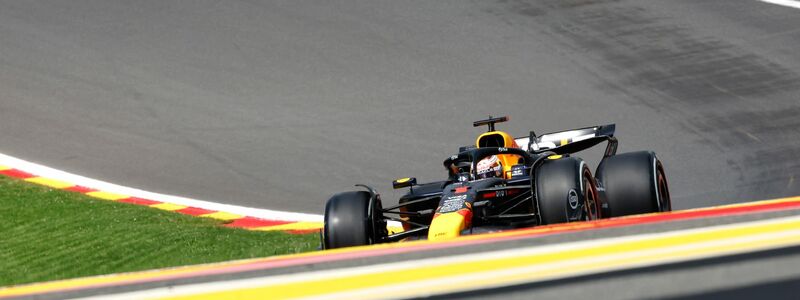 Max Verstappen gibt in Spa Gas. - Foto: Geert Vanden Wijngaert/AP