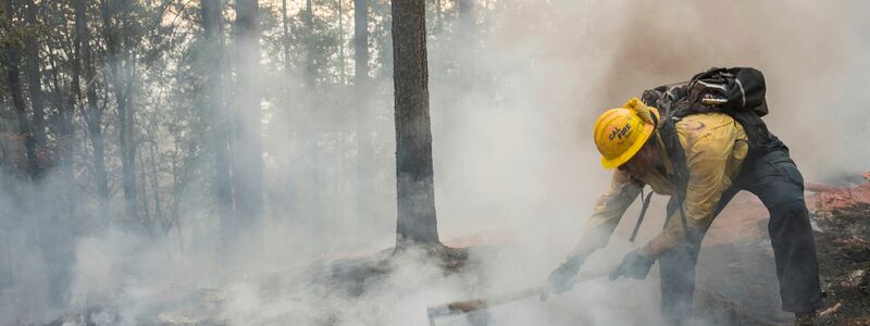 Behörden sprechen vom siebtgrößten Brand in der Geschichte des Bundesstaates. - Foto: Nic Coury/FR171100 AP/dpa