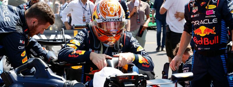 Die letzte Ausfahrt vor der Formel-1-Sommerpause für Max Verstappen. - Foto: Geert Vanden Wijngaert/AP