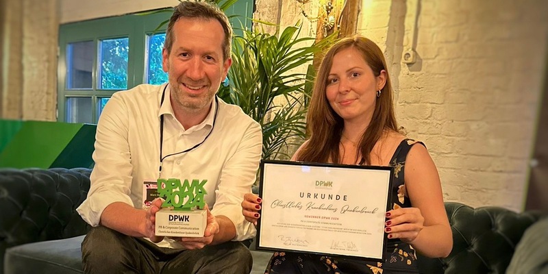 Deutschlands erste Storchenlandebahn gewinnt Deutschen Preis für Wirtschaftskommunikation 2024 in Berlin - Foto: presseportal.de