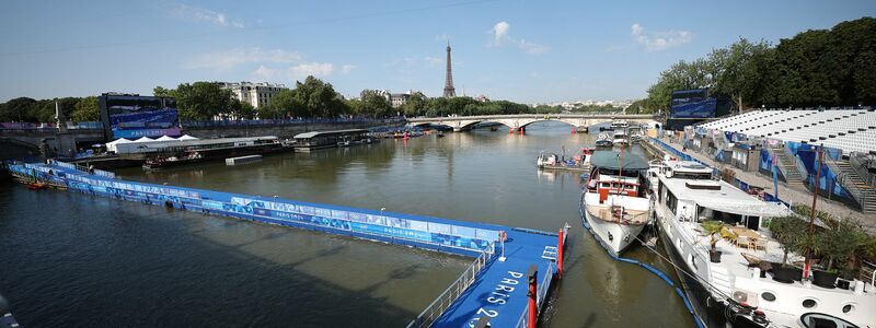 Die Seine bleibt zu dreckig - der Männer-Triathlon wird verschoben. - Foto: Sven Hoppe/dpa