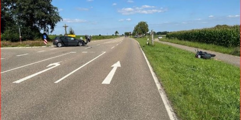 POL-PDLD: Verkehrsunfall mit 2 Leichtverletzten - Foto: presseportal.de