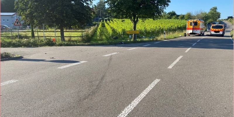 POL-PDLD: Motorradfahrer schwerverletzt - Foto: presseportal.de