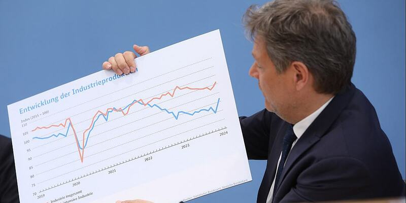 Robert Habeck bei der Vorstellung einer Konjukturprognose (Archiv) - Foto: über dts Nachrichtenagentur