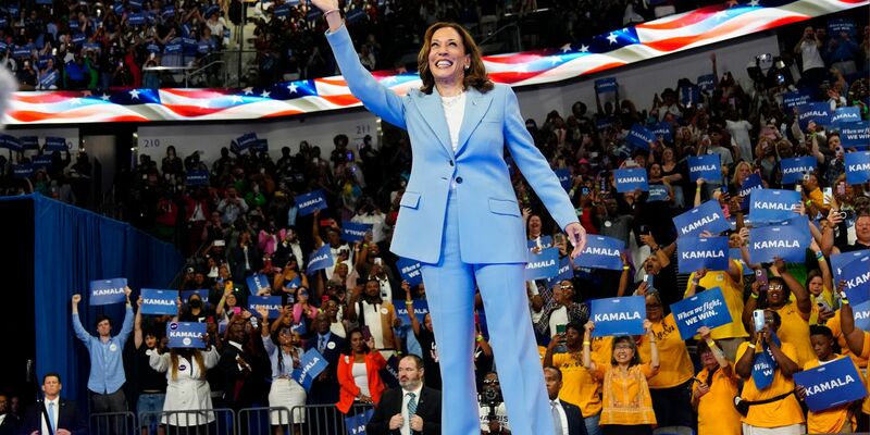 Die US-Demokraten machen bei der Nominierung von Kamala Harris als Präsidentschaftskandidatin Tempo.  - Foto: John Bazemore/AP