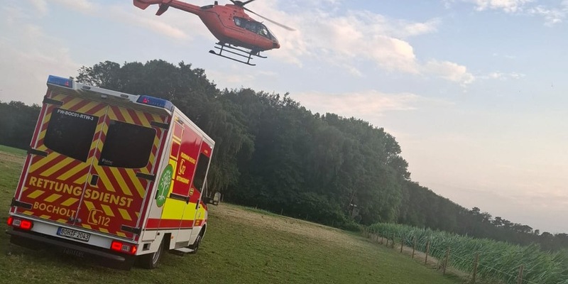 FW Bocholt: Reitunfall in Bocholt-Barlo - Foto: presseportal.de