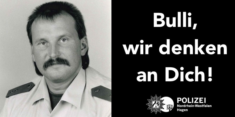 POL-HA: Ein Brief an unseren im Dienst ermordeten Kollegen Michael Bulli Erkelenz - Foto: presseportal.de
