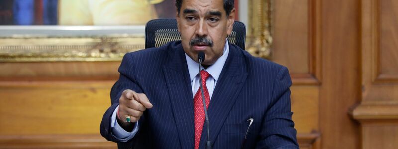 Präsident Maduro wurde zum offiziellen Wahlsieger erklärt. - Foto: Jeampier Arguinzones/dpa