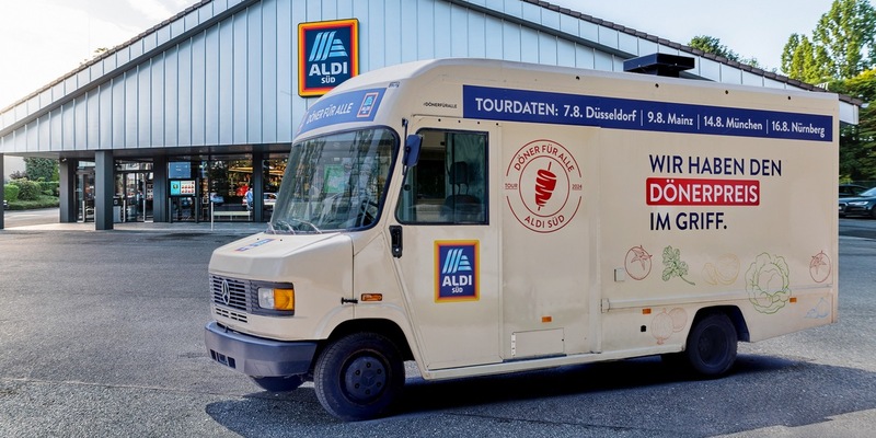 Döner für alle schon ab zwei Euro: ALDI SÜD geht auf Döner-Tour durch Deutschland - Foto: presseportal.de
