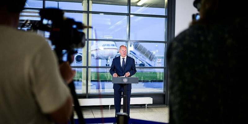 Olaf Scholz bei Statement zu Gefangenenaustausch am 01.08.2024 - Foto: Güngör, Marvin Ibo/BPA, über dts Nachrichtenagentur