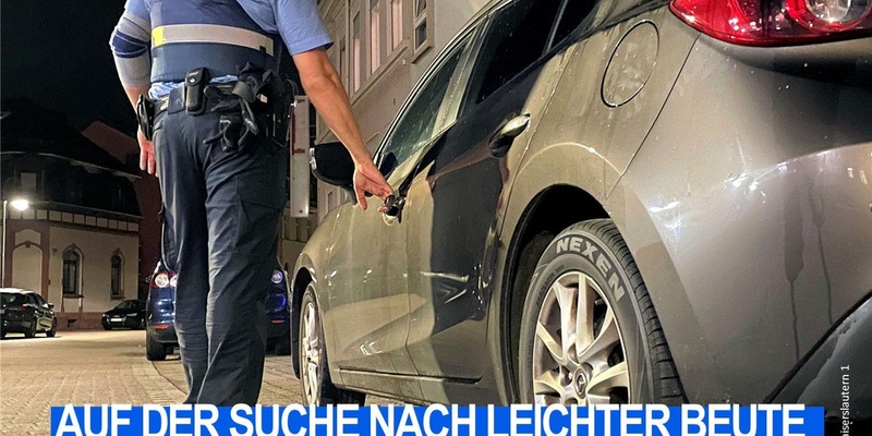 POL-PPWP: Die Sache mit den unverschlossenen Autos... - Foto: presseportal.de