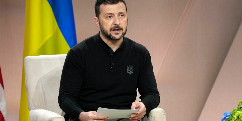 Der ukrainische Präsident spricht erstmals direkt über den Angriff bei Kursk (Archivbild)  - Foto: Susan Walsh/AP/dpa