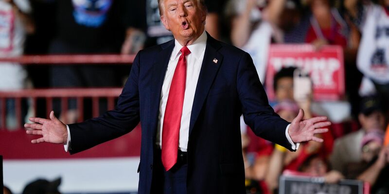 Trump will gegen Harris zu einem TV-Duell antreten. (Archivbild) - Foto: Matt Rourke/AP