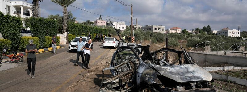 Drohnenangriff auf Fahrzeug in Tulkarem (Archivbild) - Foto: Majdi Mohammed/AP/dpa