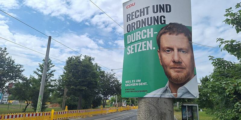 CDU-Wahlplakat zur Landtagswahl in Sachsen (Archiv) - Foto: über dts Nachrichtenagentur