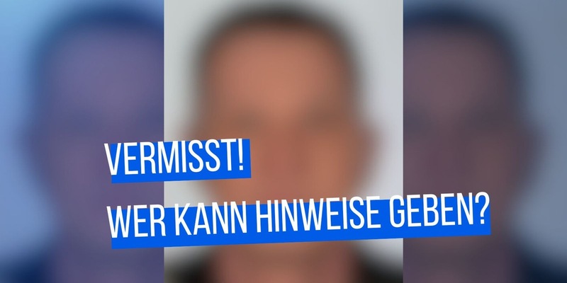 POL-PPRP: Öffentlichkeitsfahndung nach vermisstem 61-Jährigen - Foto: presseportal.de