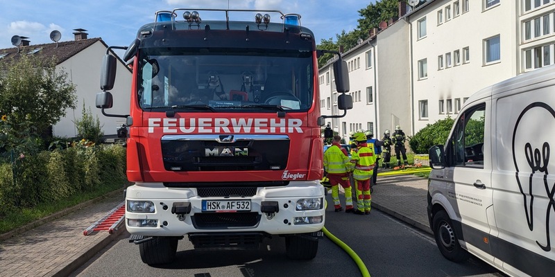 FW-AR: Bestätigter Küchenbrand in Mehrfamilienhaus - Foto: presseportal.de