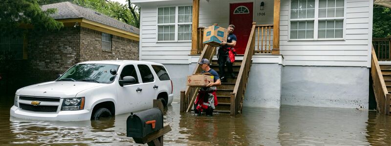 Der Tropensturm «Debby» hat dem Südosten der USA heftige Regenfälle gebracht. - Foto: Stephen B. Morton/AP/dpa