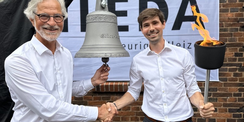 Staffelübergabe bei LEDA: Auf Folkmar Ukena folgt Fynn-Willem Lohe - Foto: presseportal.de