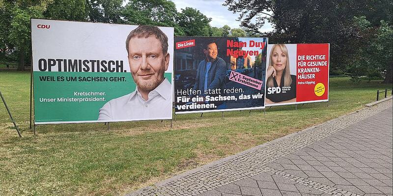 Wahlplakate zur Landtagswahl in Sachsen (Archiv) - Foto: über dts Nachrichtenagentur