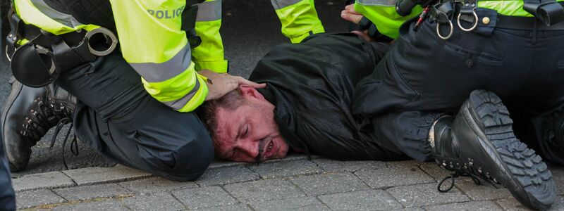 Vereinzelt kam es zu Festnahmen. - Foto: Pa Wire/PA Wire/dpa