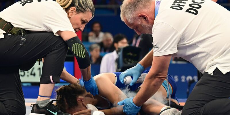 Medaillentraum geplatzt: Annika Wendle beendet die Spiele auf Rang fünf. - Foto: Sina Schuldt/dpa