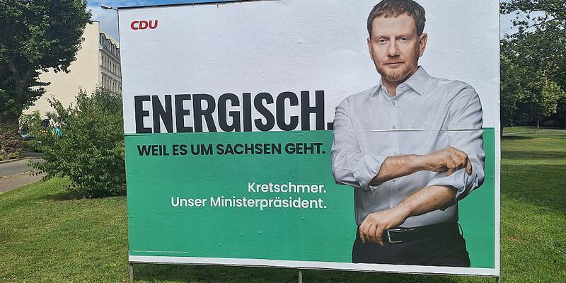 CDU-Wahlplakat zur Landtagswahl in Sachsen (Archiv) - Foto: über dts Nachrichtenagentur