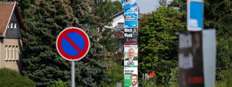 Der Wahlkampf läuft auch Hochtouren. In drei Wochen wird in Sachsen und Thüringen gewählt. (Archivbild) - Foto: Hendrik Schmidt/dpa