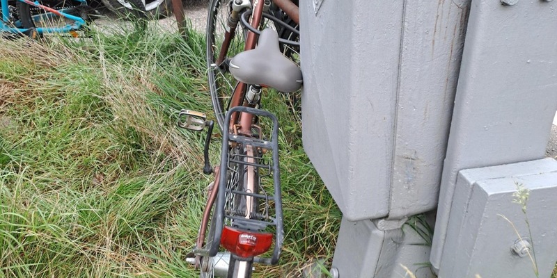 BPOLI L: Achtlos abgestellte Fahrräder sorgen für Zugverspätungen auf der Bahnstrecke Leipzig - Zeitz - Foto: presseportal.de
