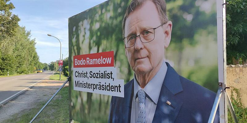 Wahlplakat mit Bodo Ramelow zur Landtagswahl in Thüringen (Archiv) - Foto: über dts Nachrichtenagentur
