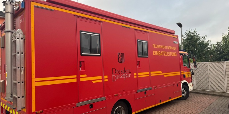 FW Dresden: Informationen zum Einsatzgeschehen von Feuerwehr und Rettungsdienst in der Landeshauptstadt Dresden vom 9. und 10. August 2024 - Foto: presseportal.de