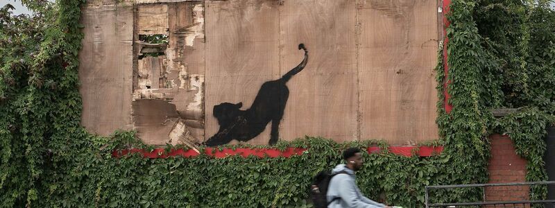 Mit seiner Bilder-Reihe will Banksy wohl die Menschen aufmuntern. - Foto: -/Banksy/PA Wire/dpa