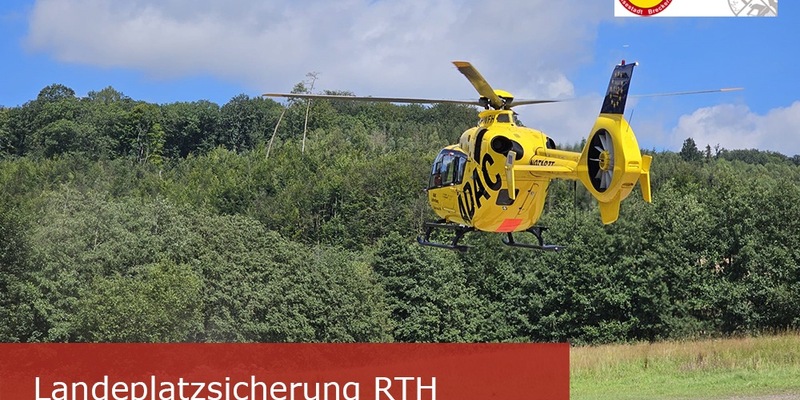 FW-EN: Fahrradfahrer stürzt an Ennepetalsperre - Landeplatzsicherung für Rettungshubschrauber - Foto: presseportal.de