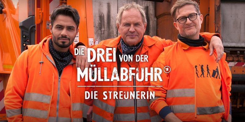 Die Drei von der Müllabfuhr ab 16. August auf vielen gängigen Plattformen, unter anderem Amazon, Google und Apple TV als Download und zum Leihen erhältlich - Foto: presseportal.de