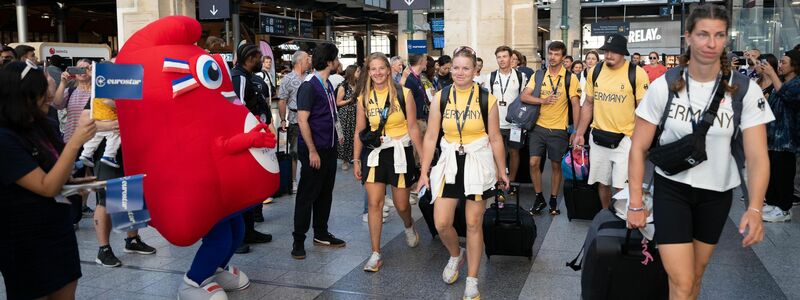 Viele Sportlerinnen und Sportler ruhen sich erst einmal aus. - Foto: Sebastian Kahnert/dpa