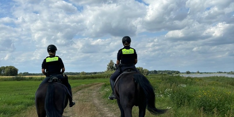 POL-LG: ++ Elbe-Action-Day - Im Einsatz für die Natur ++ Konzentrierte Kontrollen von Polizei, WSP, Polizeireitern und Rangern aus Nds. und MV im Biosphärenreservat Nds. Elbtalaue ++ Verstöße geahndet ++ - Foto: presseportal.de