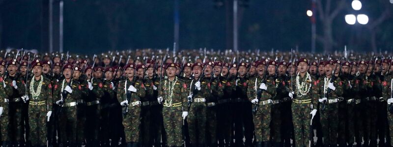 Das Militär in Myanmar verbreitet seit Jahren Angst und Schrecken. (Archivbild) - Foto: Uncredited/AP/dpa