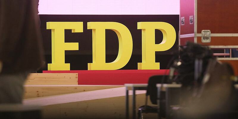 FDP-Logo auf Parteitag (Archiv) - Foto: über dts Nachrichtenagentur