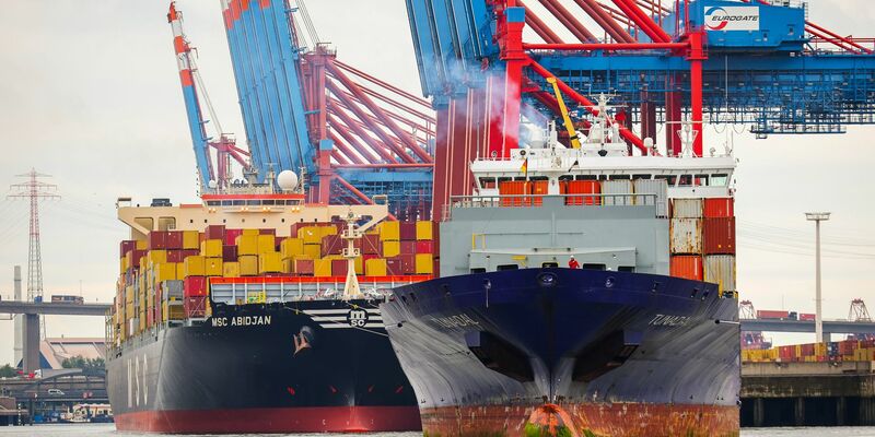 Erwartungen der deutsche Exportindustrie sinken. (Archivbild) - Foto: Christian Charisius/dpa