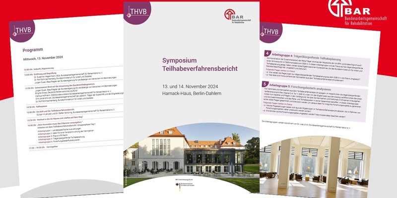 BAR-Fachtagung: Symposium Teilhabeverfahrensbericht am 13. und 14. November 2024 in Berlin-Dahlem - Foto: presseportal.de