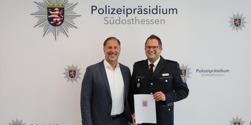 POL-OF: In eigener Sache: Christopher Leidner ist neuer Leiter der Presse- und Öffentlichkeitsarbeit beim Polizeipräsidium Südosthessen - Foto: presseportal.de