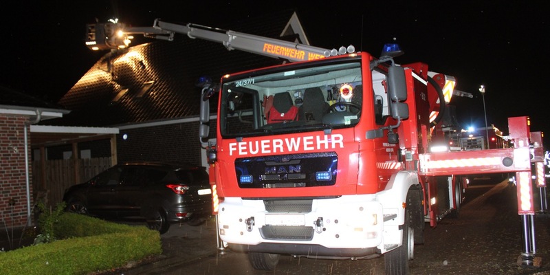 FW-LK Leer: Gewitter über dem Landkreis Leer - Mehrere Feuerwehren im Einsatz - Foto: presseportal.de