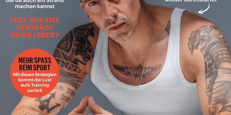 RAF Camora in Men's Health über sein Comeback: Ich habe einmal komplett den Reset-Knopf gedrückt. - Foto: presseportal.de