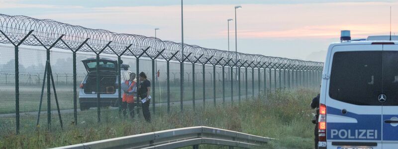 Auch der Flughafen Berlin-Brandenburg war von der Störaktion betroffen. - Foto: Julius Schreiner/dpa