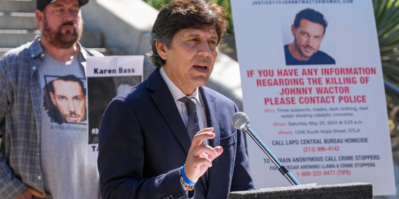 Johnny Wactor wurde Nachts in Los Angels auf der Straße erschossen - Foto: Damian Dovarganes/AP/dpa