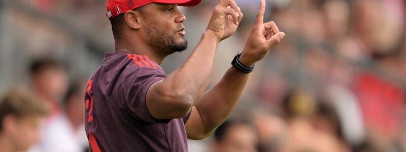 Bayern-Coach Kompany steht vor seinem ersten Pflichtspiel. - Foto: Peter Kneffel/dpa