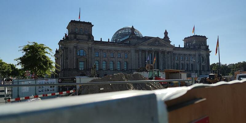 Baustelle vor Deutschem Bundestag (Archiv) - Foto: über dts Nachrichtenagentur
