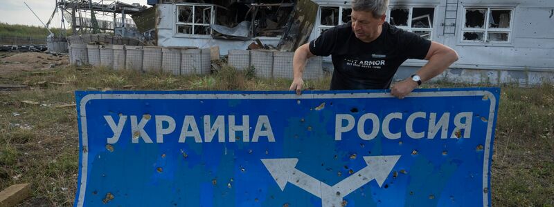 Die russische Stadt Sudscha im Gebiet Kursk wird seit fast sechs Monaten von ukrainischen Soldaten kontrolliert. (Archivbild) - Foto: Uncredited/AP/dpa