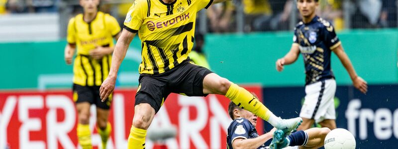 Der BVB feierte auch dank Julian Brandt einen souveränen Sieg. - Foto: Axel Heimken/dpa